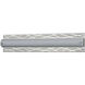Florid LED 25 inch Silver with Matte Nickel Vanity Light Wall Light