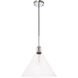 Meadville 1 Light 13.75 inch Chrome Pendant Ceiling Light