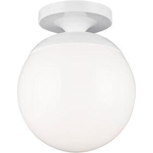 Abington 1 Light 8 inch White Semi-Flush Mount Ceiling Light