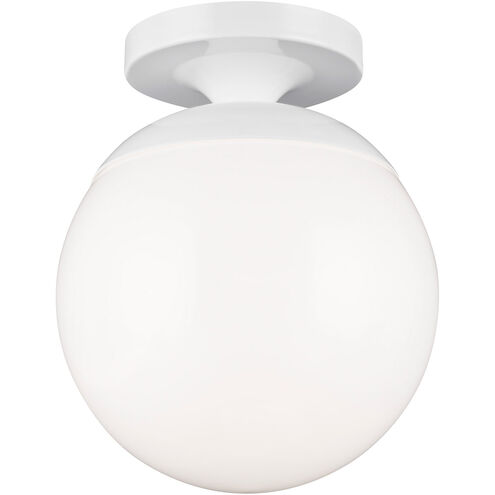 Abington 1 Light 8 inch White Semi-Flush Mount Ceiling Light