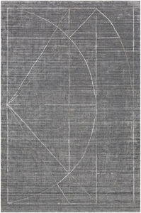 Chili 36 X 24 inch Gray Rug, Rectangle