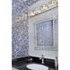 Milford 5 Light 34.25 inch Polished Chrome Bath Vanity Light Wall Light
