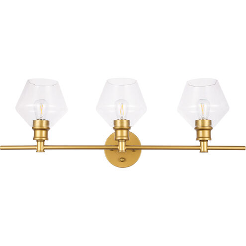 Rochester 3 Light 28 inch Brass Wall sconce Wall Light