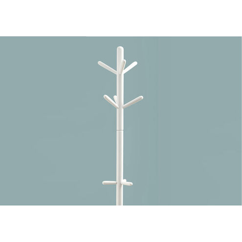 Lynn 69 inch White Coat Rack