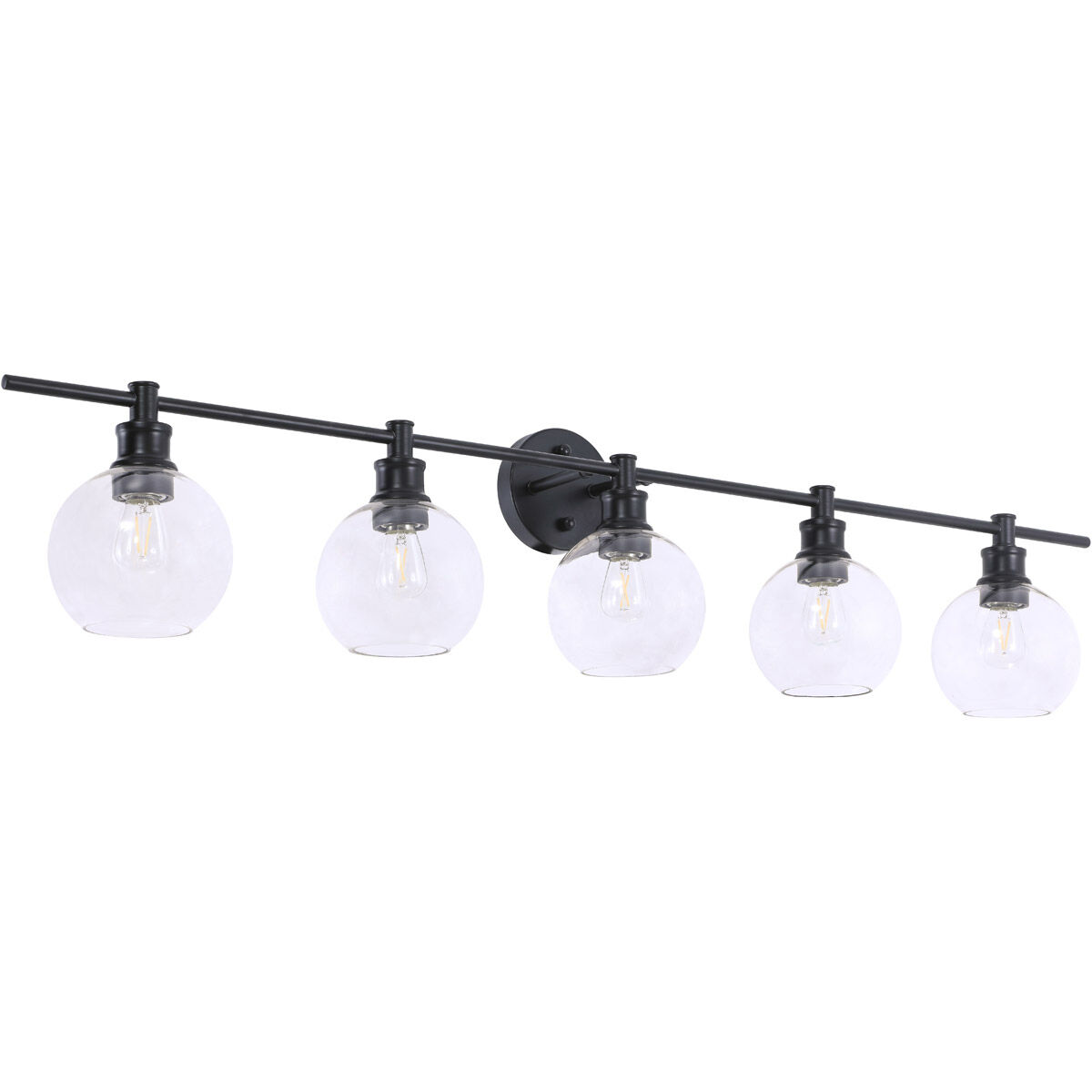 Syracuse 5 Light 47 inch Black Wall sconce Wall Light