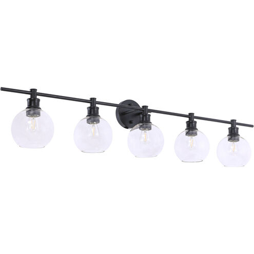 Syracuse 5 Light 47 inch Black Wall sconce Wall Light