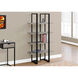 Munhall Dark Taupe and Black Bookcase