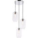 Syracuse 3 Light 16.3 inch Chrome Pendant Ceiling Light