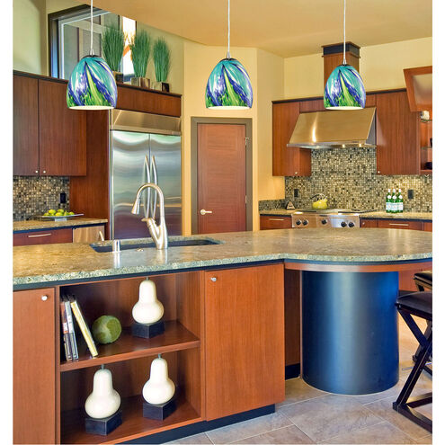 Evans 1 Light 6 inch Satin Nickel Mini Pendant Ceiling Light