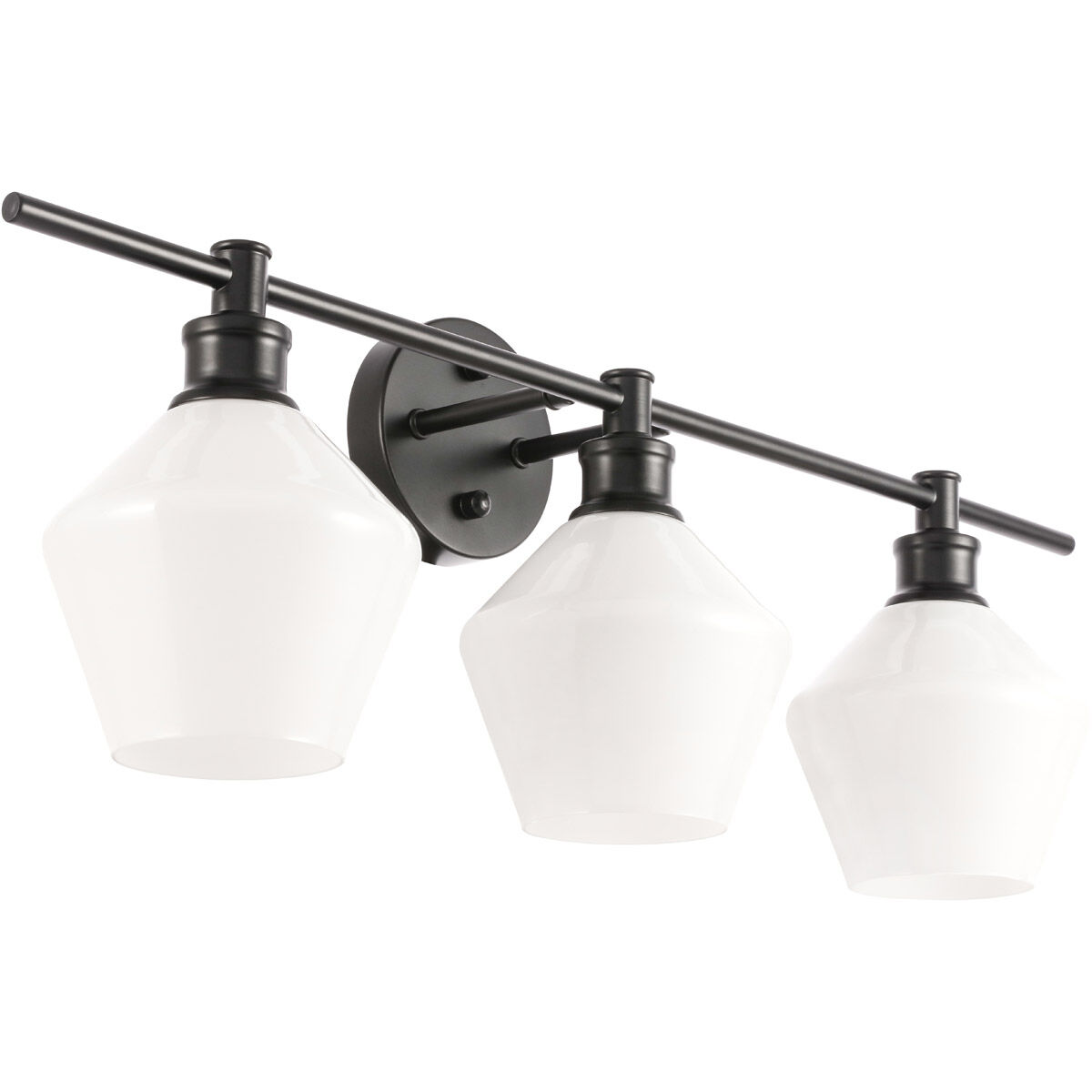 Rochester 3 Light 28 inch Black Wall sconce Wall Light