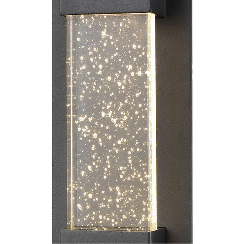 Edinboro LED 14 inch Matte Black Outdoor Wall Sconce