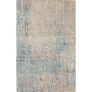 Windsor 96 X 60 inch Denim/Ivory/Camel/Light Gray/Medium Gray/Taupe Rugs, Wool