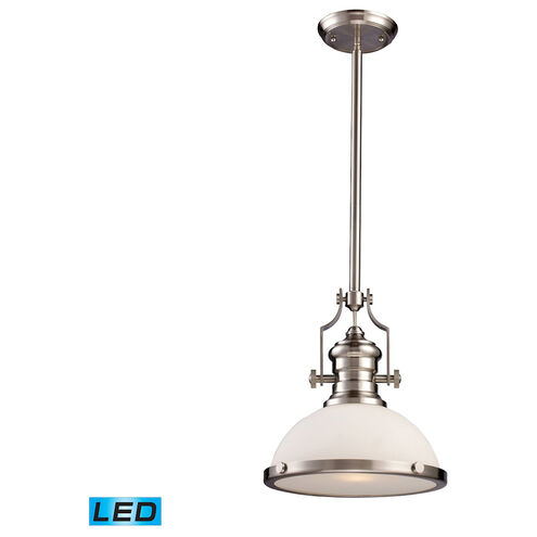 Pittsburgh LED 13 inch Satin Nickel Pendant Ceiling Light