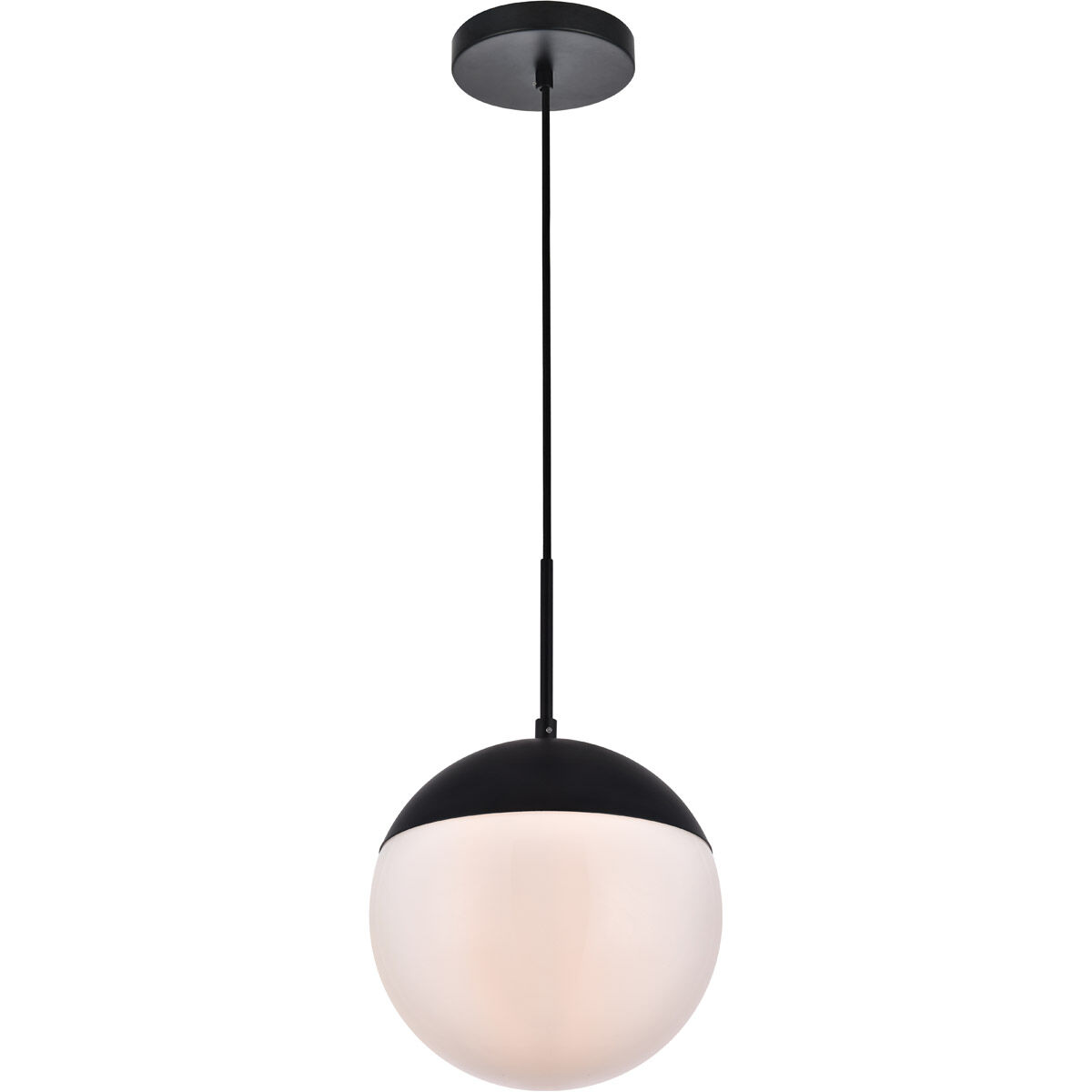 Oyster Bay 1 Light 10 inch Black Pendant Ceiling Light