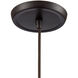 Yonkers 1 Light 8 inch Oil Rubbed Bronze Mini Pendant Ceiling Light