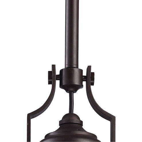 Pittsburgh 1 Light 13 inch Oil Rubbed Bronze Pendant Ceiling Light