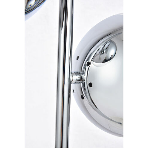 Oyster Bay 23 inch 40 watt Chrome Table Lamp Portable Light