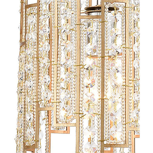 Swissvale 1 Light 8 inch Matte Gold with Polished Chrome Mini Pendant Ceiling Light