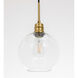 Rensselaer 1 Light 8 inch Brass Pendant Ceiling Light