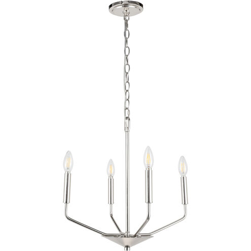 Geneseo 4 Light 18 inch Chrome Pendant Ceiling Light