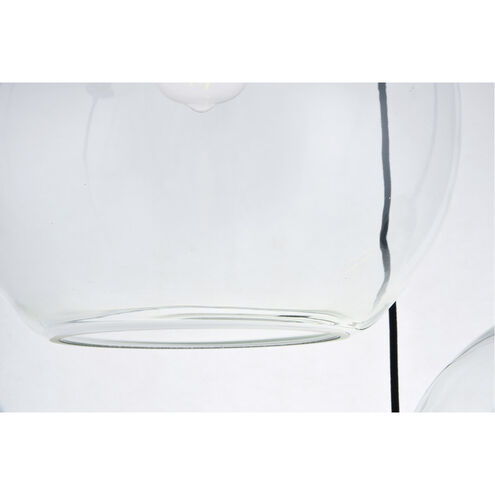 Huntington 3 Light 21 inch Black Pendant Ceiling Light