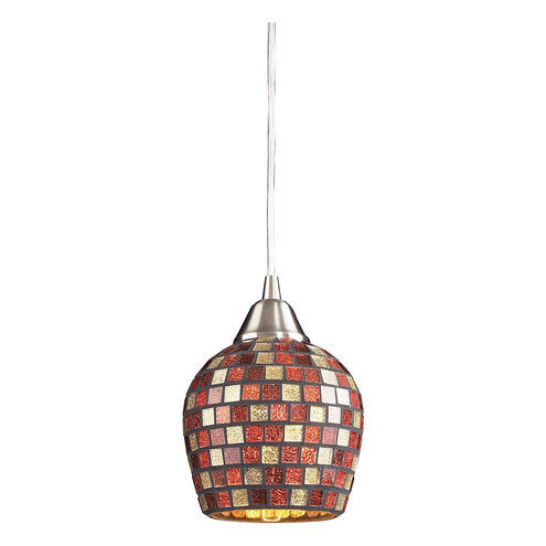 Niagara 1 Light 5 inch Satin Nickel Mini Pendant Ceiling Light