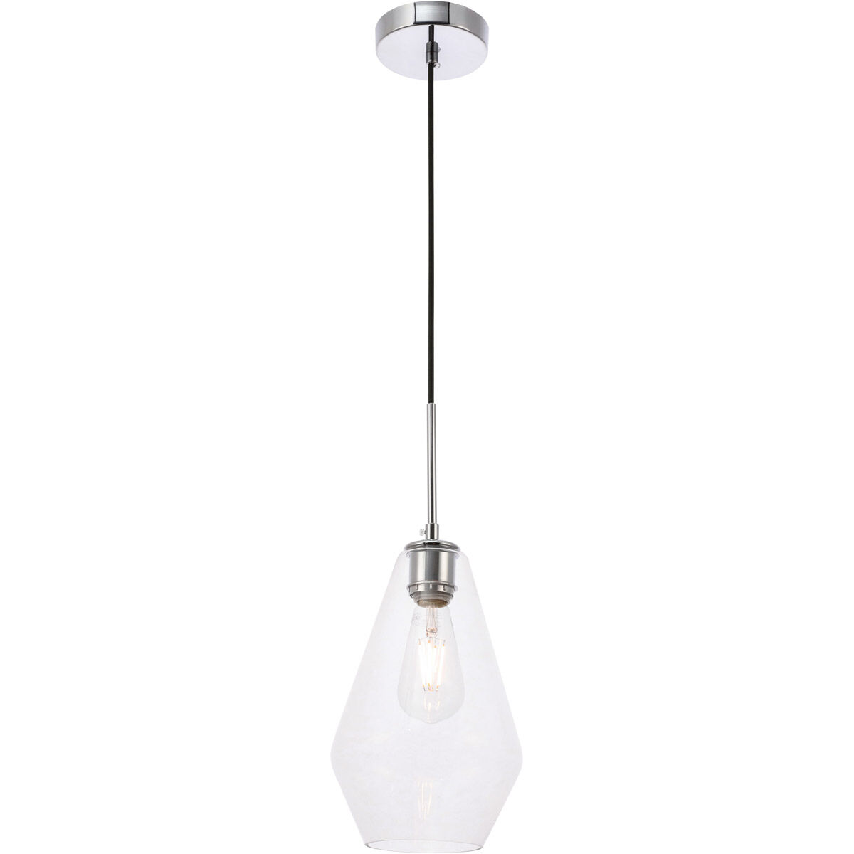 Rochester 1 Light 7 inch Chrome Pendant Ceiling Light