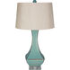 Delhi 30.5 inch 100 watt Teal Table Lamp Portable Light