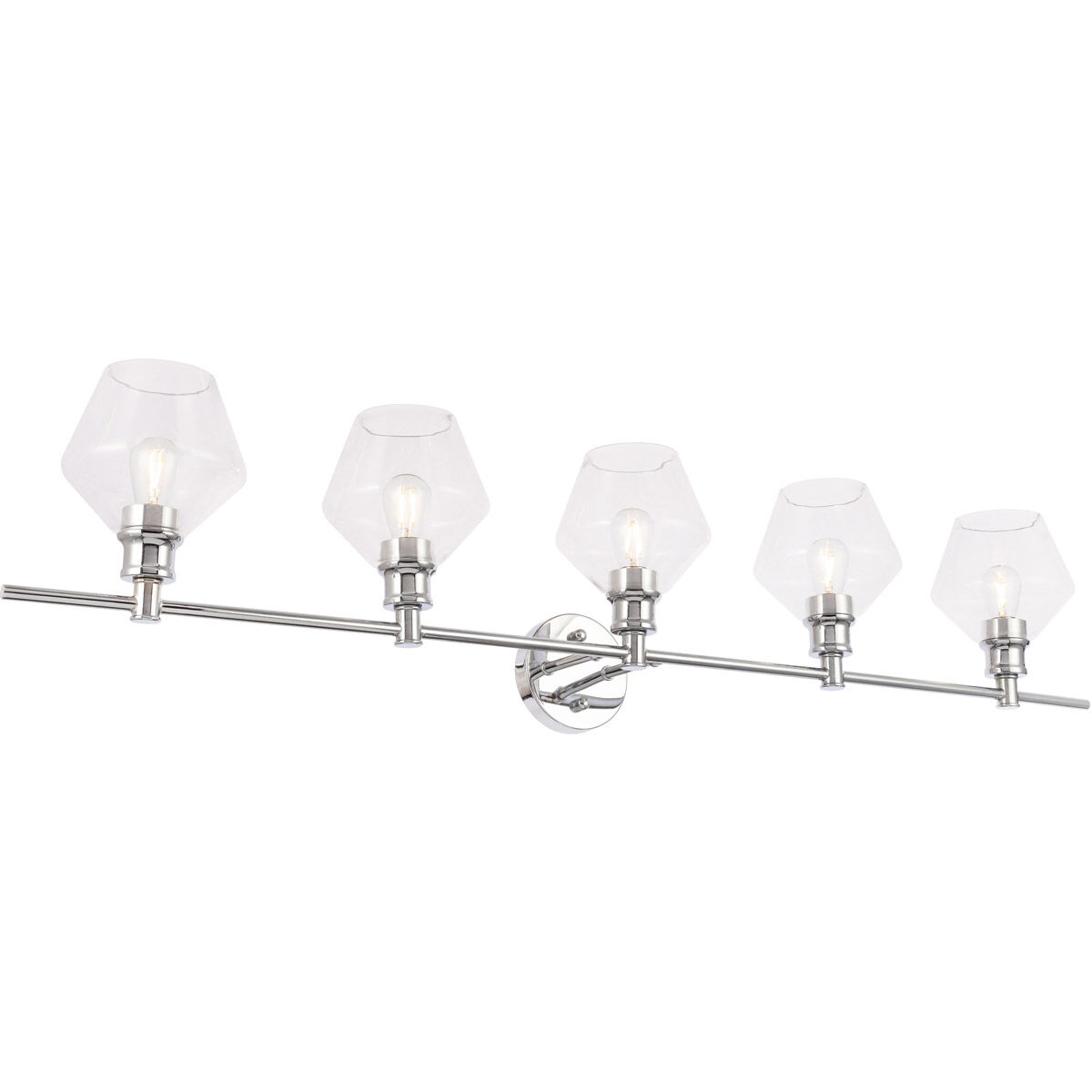 Rochester 5 Light 47 inch Chrome Wall sconce Wall Light