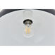 Scotland 1 Light 14 inch Black Pendant Ceiling Light