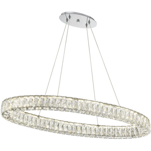 Dickinson 1 Light 39 inch Chrome Pendant Ceiling Light
