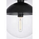 Oyster Bay 1 Light 10 inch Black Flush Mount Ceiling Light