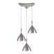 Sharon 3 Light 10 inch Aluminum Multi Pendant Ceiling Light, Configurable