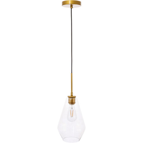 Rochester 1 Light 7 inch Brass Pendant Ceiling Light
