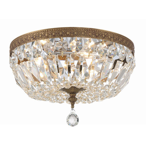 Addison 3 Light 12 inch Brass Ceiling Mount Ceiling Light