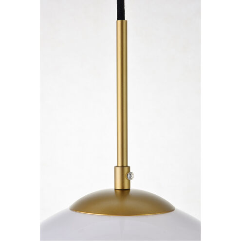 Huntington 1 Light 10 inch Brass Pendant Ceiling Light