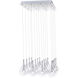 Albion 16 Light 19 inch Polished Chrome Multi-Light Pendant Ceiling Light