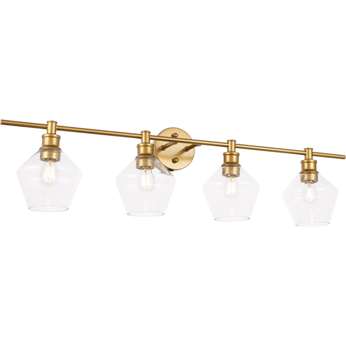 Rochester 4 Light 38 inch Brass Wall sconce Wall Light