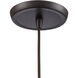 Chambersburg 1 Light 8 inch Oil Rubbed Bronze Mini Pendant Ceiling Light