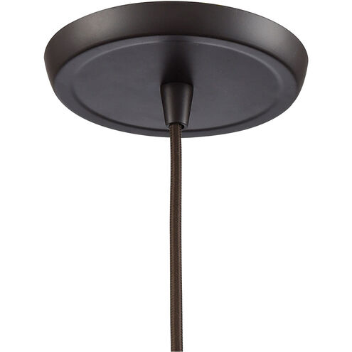 Chambersburg 1 Light 8 inch Oil Rubbed Bronze with Clear Mini Pendant Ceiling Light