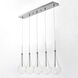 Collier LED 31.5 inch Polished Chrome Linear Pendant Ceiling Light