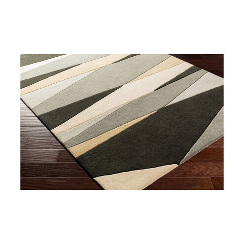 Philadelphia 48 inch Black/Cream/Taupe/Medium Gray/Butter Rugs, Wool