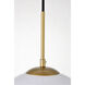 Huntington 1 Light 12 inch Brass Pendant Ceiling Light