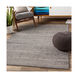 Hatfield 87 X 63 inch Charcoal Rug, Rectangle