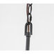 Geneseo 6 Light 22 inch Black and Brass Pendant Ceiling Light