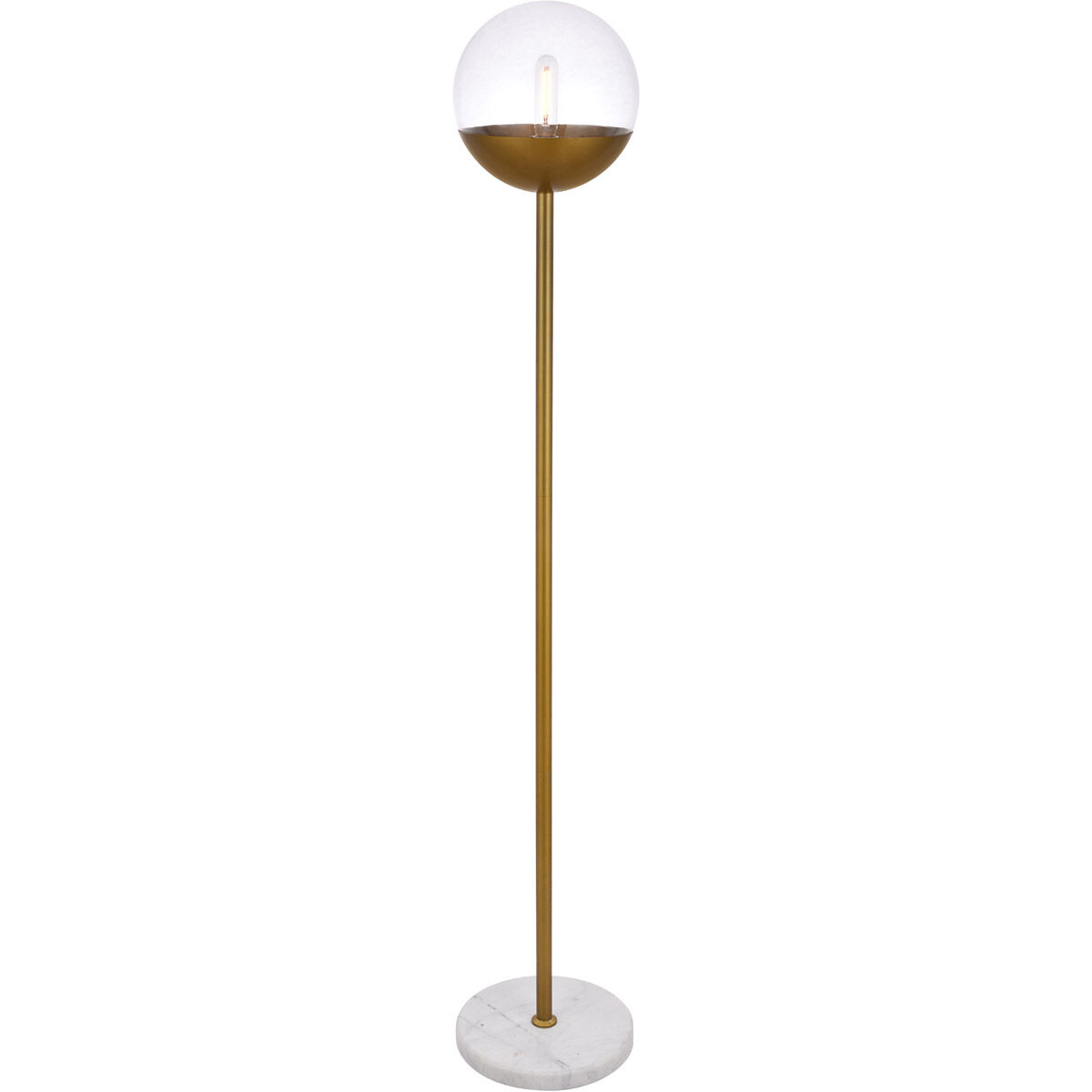 Oyster Bay 62 inch 40 watt Brass Floor Lamp Portable Light