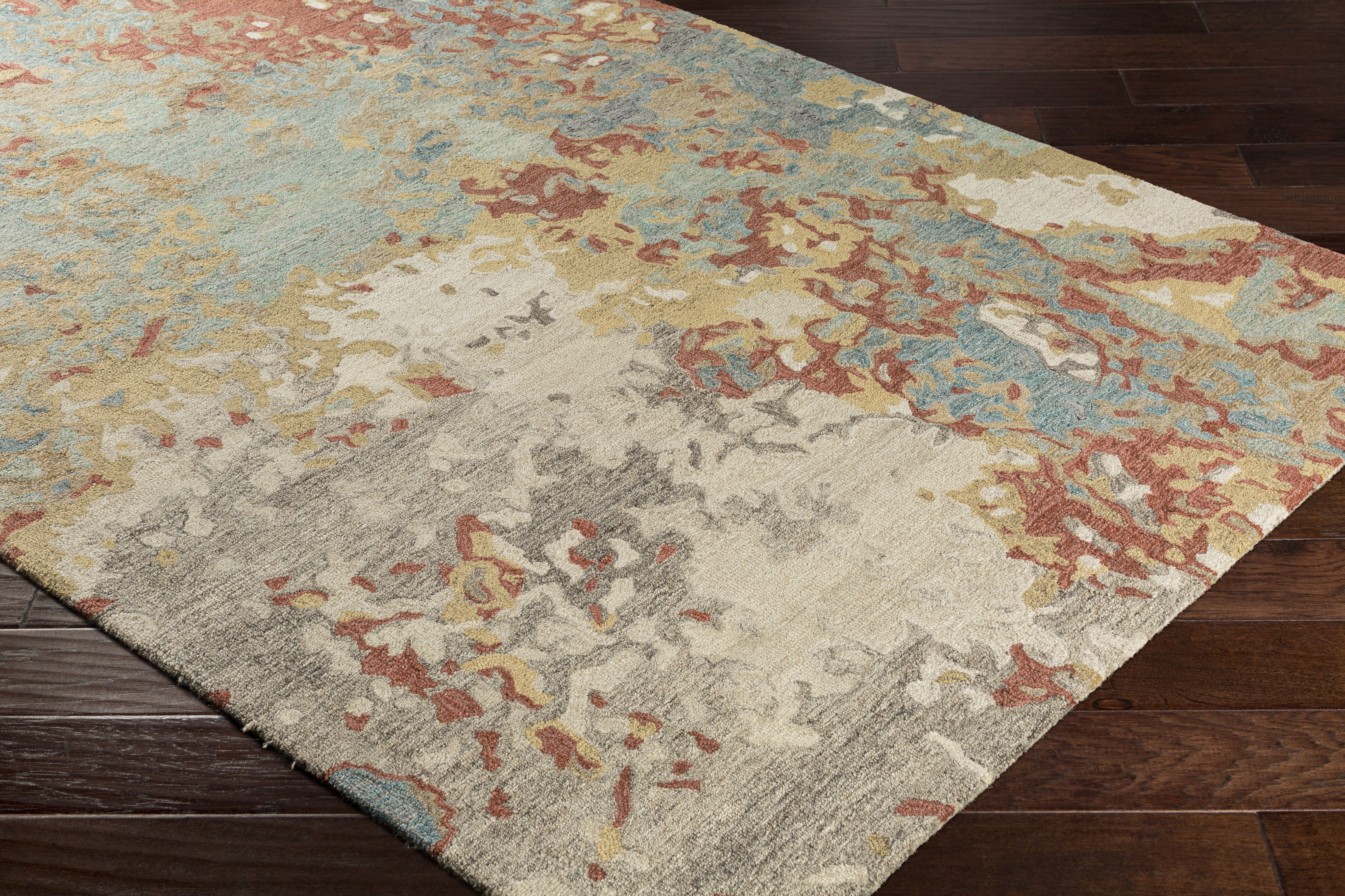 Fairview 36 X 24 inch Brick Red Rug, Rectangle