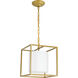 Franklin 1 Light 12 inch Brass Pendant Ceiling Light