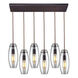 Greece 6 Light 32 inch Oil Rubbed Bronze Multi Pendant Ceiling Light