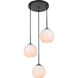 Huntington 3 Light 18 inch Black Pendant Ceiling Light